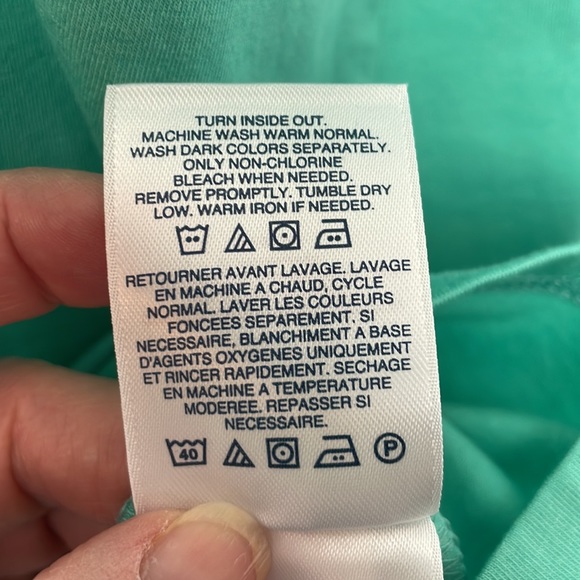 Lands' End Mint Green Front Pleated Tank Top - Size XL - Picture 10 of 10